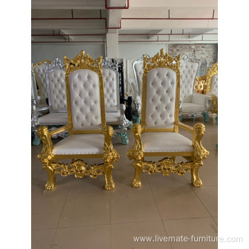 wholesale luxury wedding hall gold chairs events